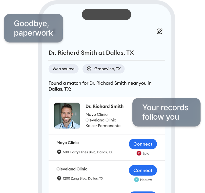 Connect healthcare