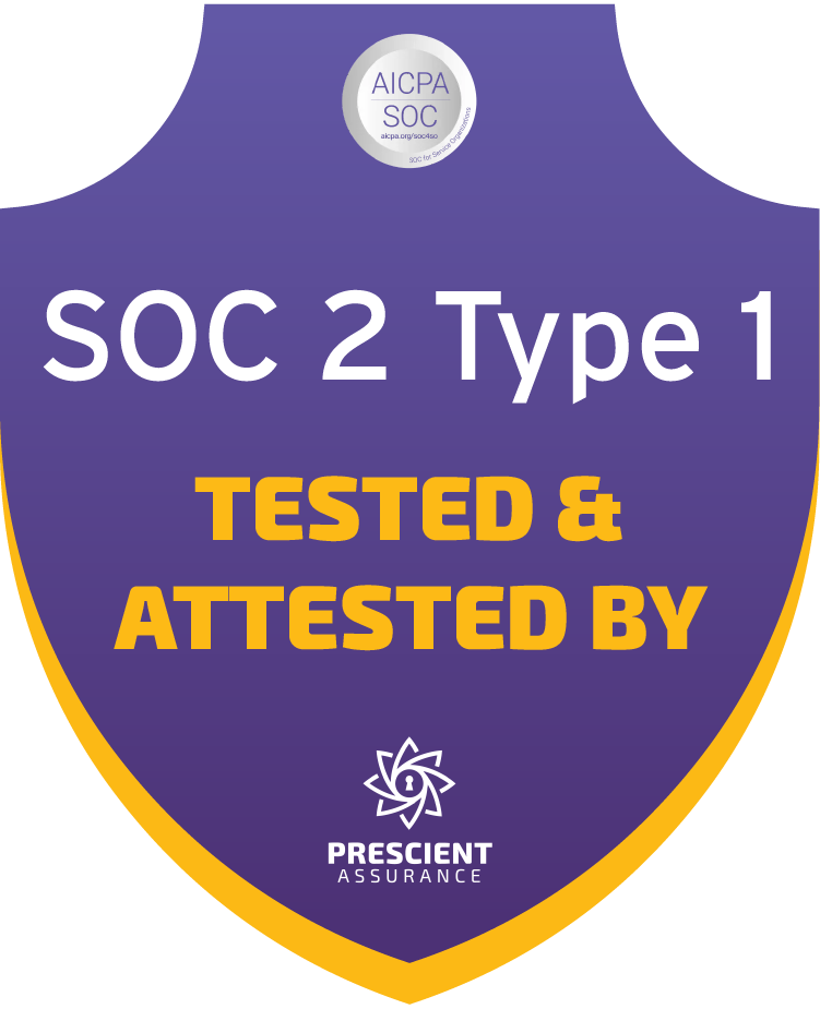 SOC 2 Type 1 Compliance Badge